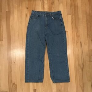 shein baggy jeans 31x30 light blue